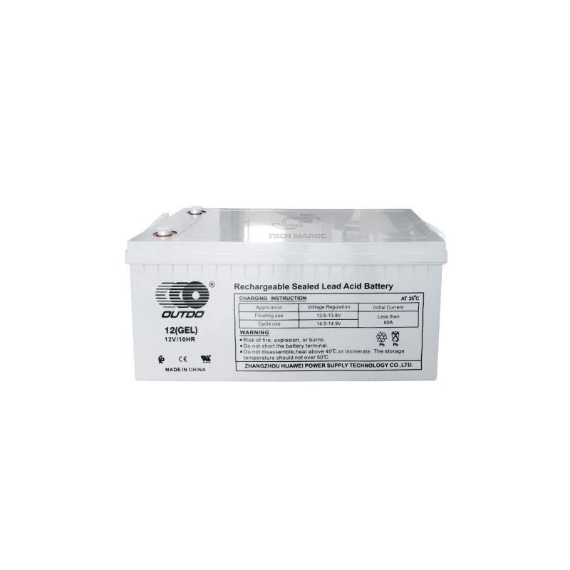Batterie solaire OUTDO GEL 200Ah 12v