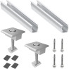 Supports Fixations Galvanisé Panneaux Solaires