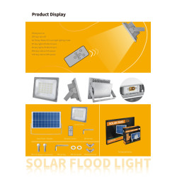 Projecteur solaire 200W