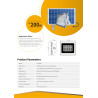 Projecteur solaire 200W