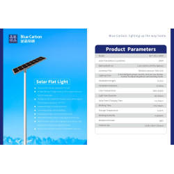 Lampadaire Solar Flat Light 70w