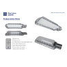 Lampadaire solaire extérieur King light 120w