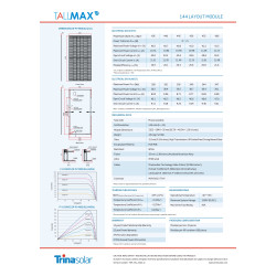 Panneau solaire 445Wc à 455Wc Trina Solar TallMax-M