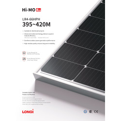 Panneau solaire 410Wc Longi-Solar Mono PERC