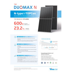 Panneau solaire 570Wc à 600Wc Trina Solar DUO-MAX