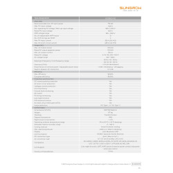 Onduleur solaire 125Kw Triphasé - Sungrow