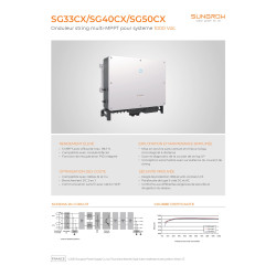 Onduleur solaire 30  kw Triphasé - Sungrow