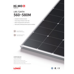 Panneau solaire 570Wc LONGi-Solar Hi-MO6