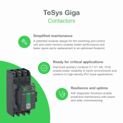 Schneider Contacteur TeSys LC1G 150A 440V 3P