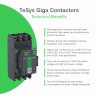 Schneider Contacteur TeSys LC1G 150A 440V 3P