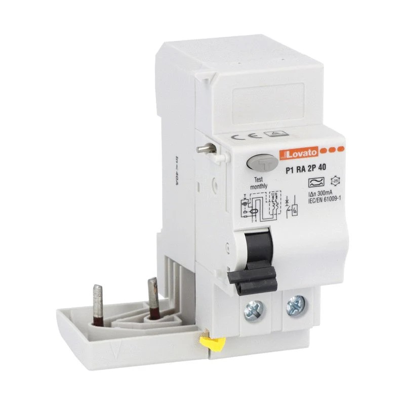 Blocs différentiels type A 300mA pour disjoncteurs miniatures magnétothermique LOVATO