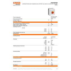 Interrupteurs-sectionneurs 32a DC en coffret LOVATO