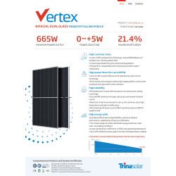 Panneau solaire 660Wc Trina Solar Vertex