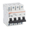 Disjoncteurs miniatures magnétothermique, 4Poles, Courbe C, 10kA, de 6A, LOVATO