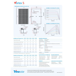 Panneau solaire 425Wc Trina Solar Vertex-S