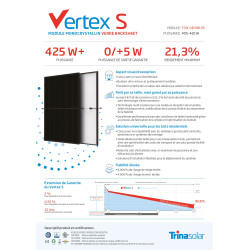 Panneau solaire 425Wc Trina Solar Vertex-S