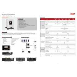Onduleur Hybride MUST PREM 5.5Kw
