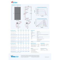 Panneau solaire 570Wc Trina Solar Vertex